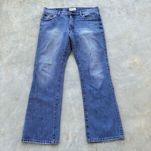 Aeropostale Mens 36x32 Denim Blue Jeans Y2K Driggs Slim Bootcut Vintage Mallcore